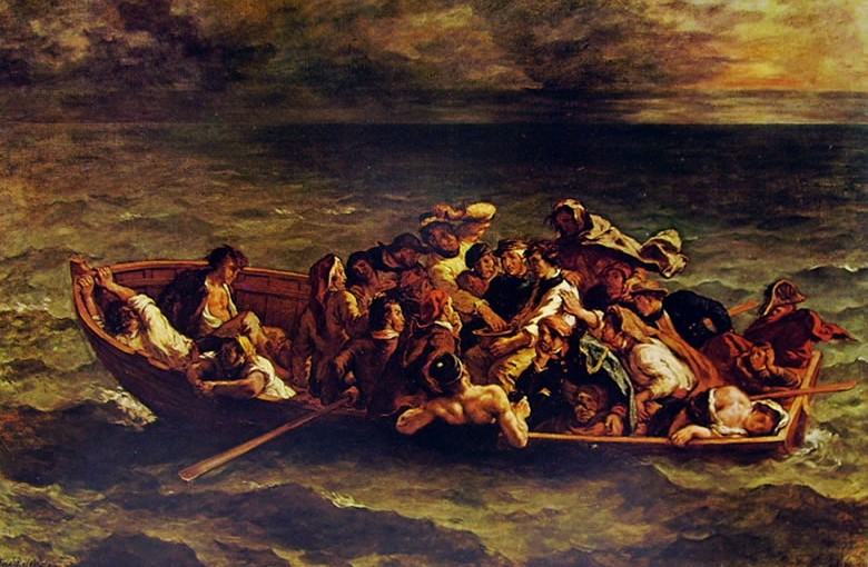 Il naufragio di don Giovanni, cm. 135 x 196, Louvre Parigi.